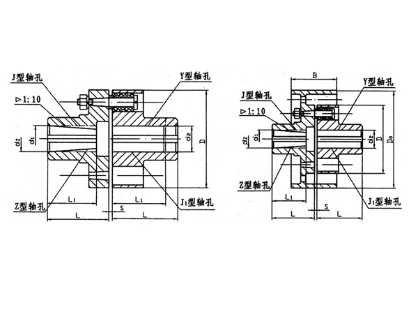 TL型、TLL帶制動(dòng)輪型彈性套柱銷聯(lián)軸器系列
